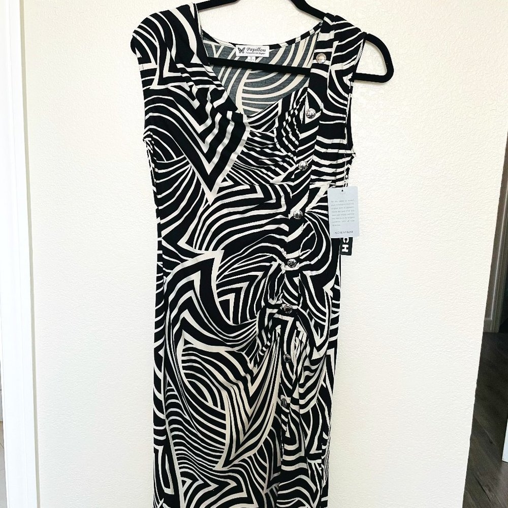 Black Stretchy Sleeveless Dress